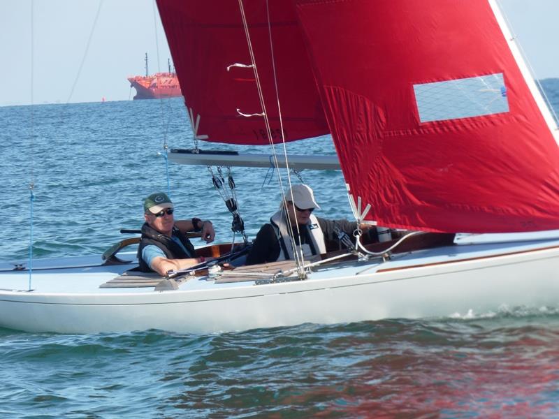 Velsheda Trophy, Off Season Points and Bart's Bash at Bembridge SC - Snowgoose photo copyright Mike Samuelson taken at Bembridge Sailing Club and featuring the Bembridge Redwing class