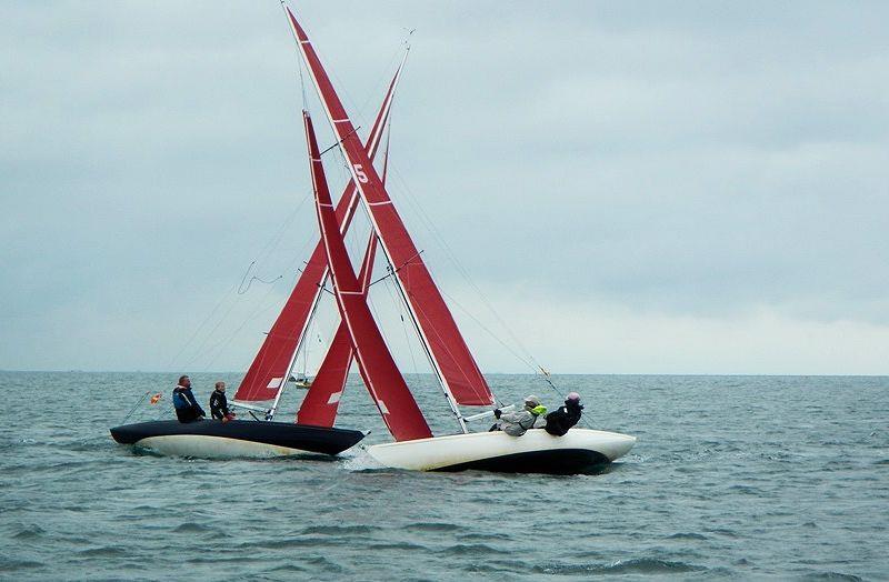 Bembridge SC Keelboat Racing in August 2021 photo copyright Mike Samuelson taken at Bembridge Sailing Club and featuring the Bembridge Redwing class