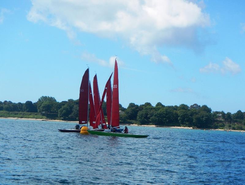 Bembridge SC Redwing & One-Design Weekend Racing photo copyright Mike Samuelson taken at Bembridge Sailing Club and featuring the Bembridge Redwing class