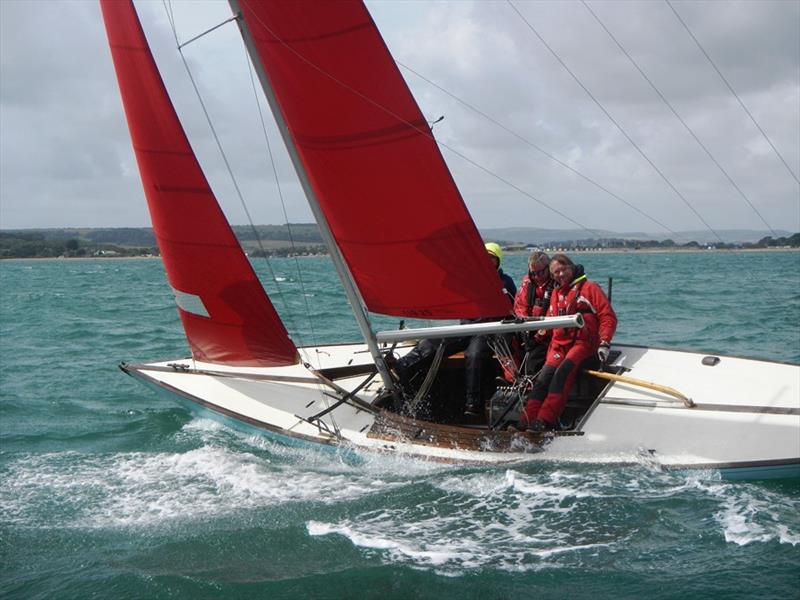 Cracking racing for the Bembridge Redwings on 24th & 25th June photo copyright Mike Samuelson taken at Bembridge Sailing Club and featuring the Bembridge Redwing class