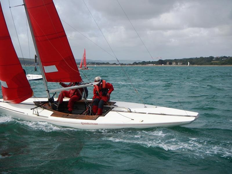 Cracking racing for the Bembridge Redwings on 24th & 25th June photo copyright Mike Samuelson taken at Bembridge Sailing Club and featuring the Bembridge Redwing class