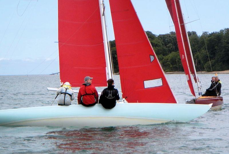 Racing at Bembridge on 2nd and 3rd July photo copyright Mike Samuelson taken at Bembridge Sailing Club and featuring the Bembridge Redwing class