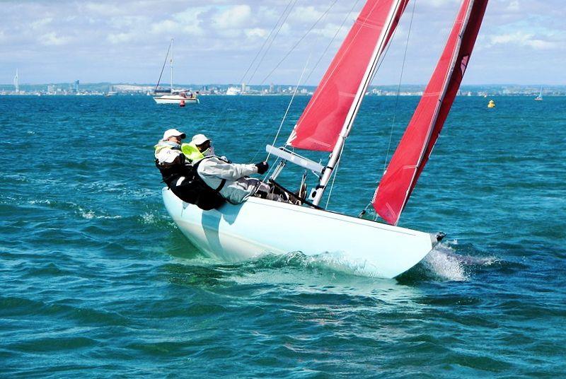 Racing at Bembridge on 2nd and 3rd July photo copyright Mike Samuelson taken at Bembridge Sailing Club and featuring the Bembridge Redwing class