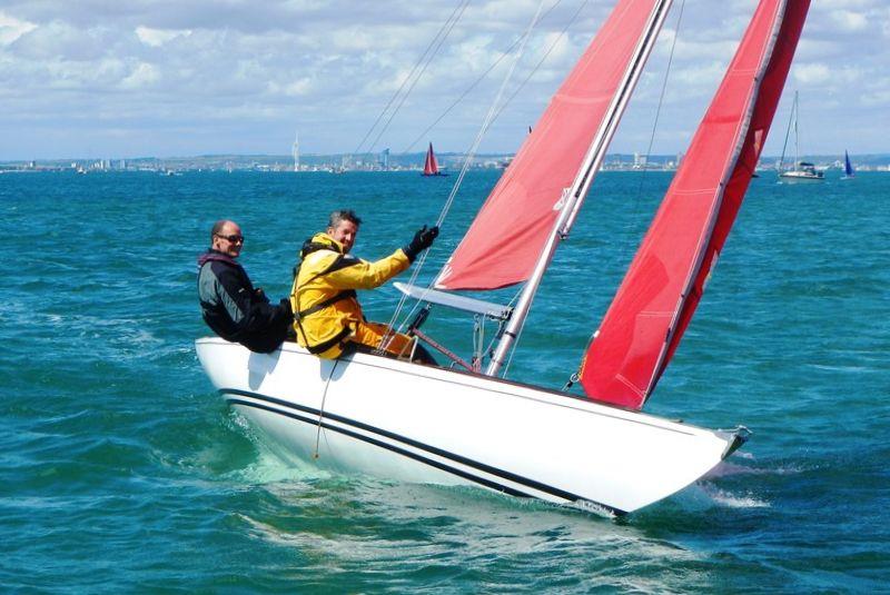 Racing at Bembridge on 2nd and 3rd July photo copyright Mike Samuelson taken at Bembridge Sailing Club and featuring the Bembridge Redwing class