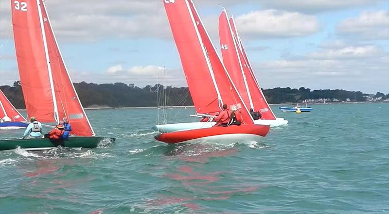 Sunshine and breeze for the Bembridge keelboats over the weekend photo copyright Mike Samuelson taken at Bembridge Sailing Club and featuring the Bembridge Redwing class