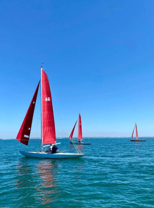 Sunshine and breeze for the Bembridge keelboats over the weekend - photo © Rosie Gosling