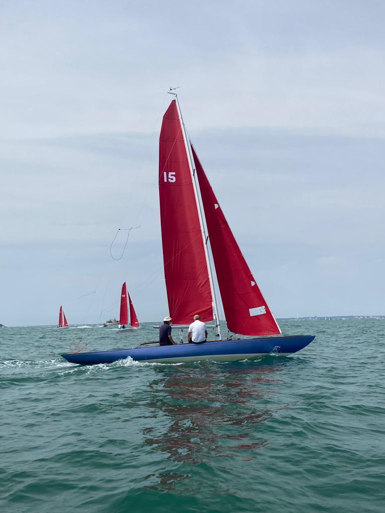 The beautifully rebuilt Bembridge Redwing Ibis  photo copyright Rob Mathieson taken at Bembridge Sailing Club and featuring the Bembridge Redwing class