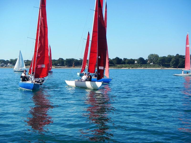 Bembridge keelboat racing - 8th August 2022 - photo © Mike Samuelson