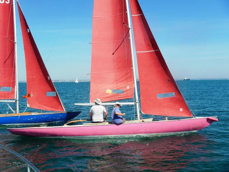 Bembridge keelboat racing - 8th August 2022 photo copyright Mike Samuelson taken at Bembridge Sailing Club and featuring the Bembridge Redwing class