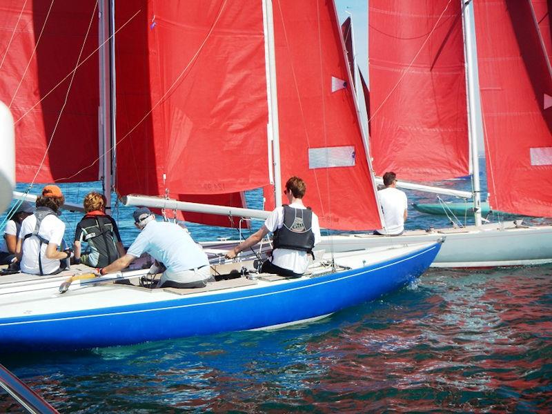 Bembridge keelboat racing - 8th August 2022 photo copyright Mike Samuelson taken at Bembridge Sailing Club and featuring the Bembridge Redwing class