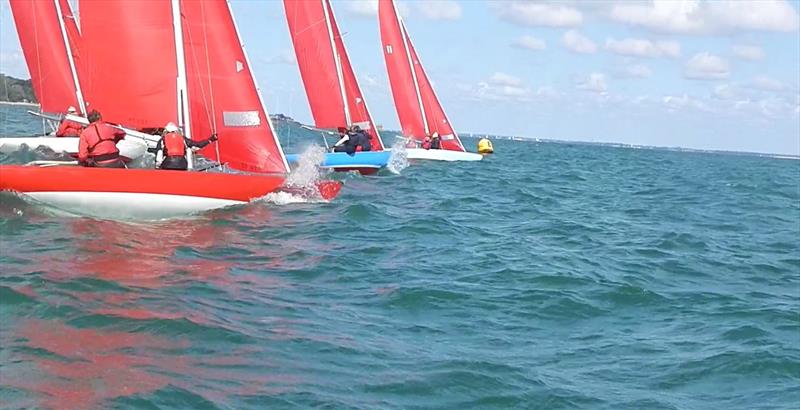 Bembridge August Bank Holiday Keelboat Racing photo copyright Mike Samuelson taken at Bembridge Sailing Club and featuring the Bembridge Redwing class