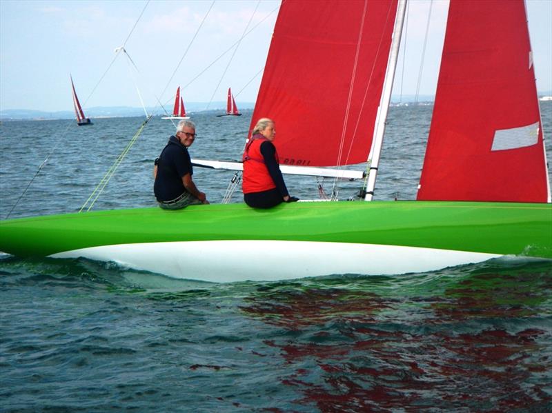 Bembridge August Bank Holiday Keelboat Racing photo copyright Mike Samuelson taken at Bembridge Sailing Club and featuring the Bembridge Redwing class