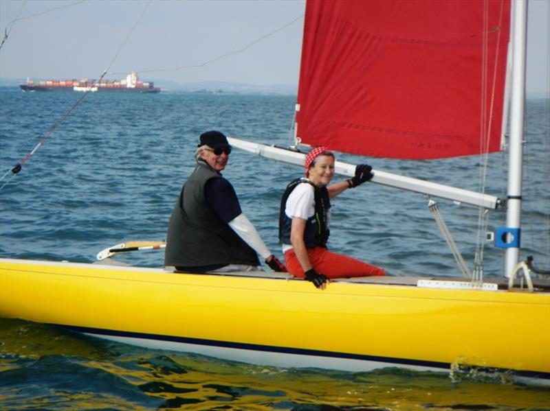 Bembridge August Bank Holiday Keelboat Racing photo copyright Mike Samuelson taken at Bembridge Sailing Club and featuring the Bembridge Redwing class