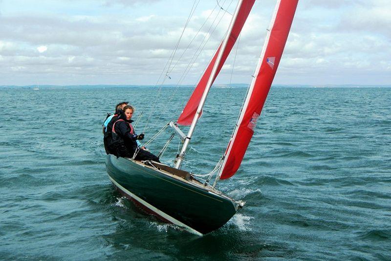 Redwing & One-Design late-July racing at Bembridge photo copyright Mike Samuelson taken at Bembridge Sailing Club and featuring the Bembridge Redwing class