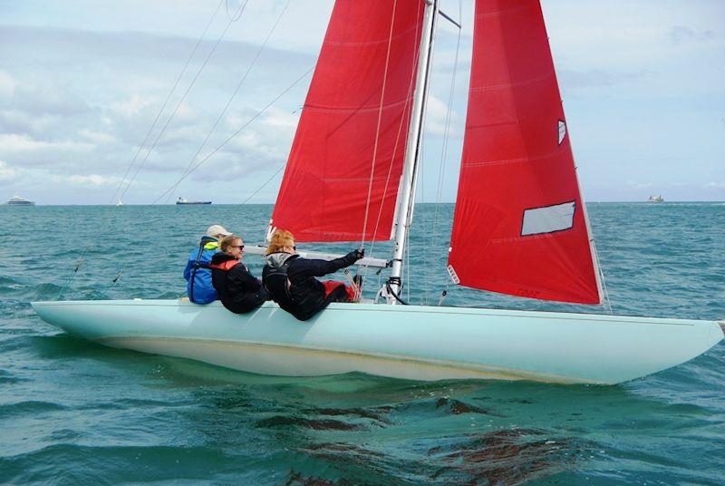 Redwing & One-Design late-July racing at Bembridge photo copyright Mike Samuelson taken at Bembridge Sailing Club and featuring the Bembridge Redwing class