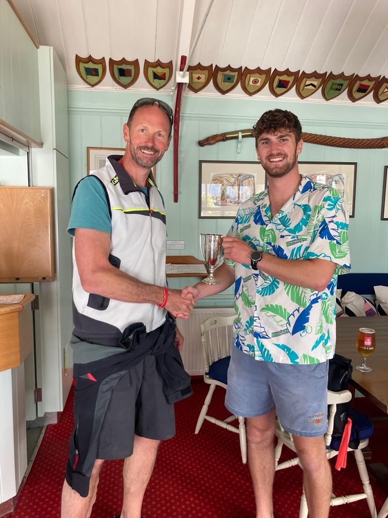 Bembridge SC Keelboat Racing - Alex Downer wins the Chetwood Trophy photo copyright Bembridge SC taken at Bembridge Sailing Club and featuring the Bembridge Redwing class