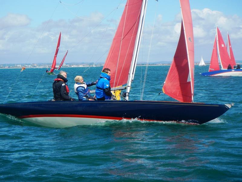 Bembridge Keelboat Racing - 7th - 13th August 2023 photo copyright Mike Samuelson taken at Bembridge Sailing Club and featuring the Bembridge Redwing class