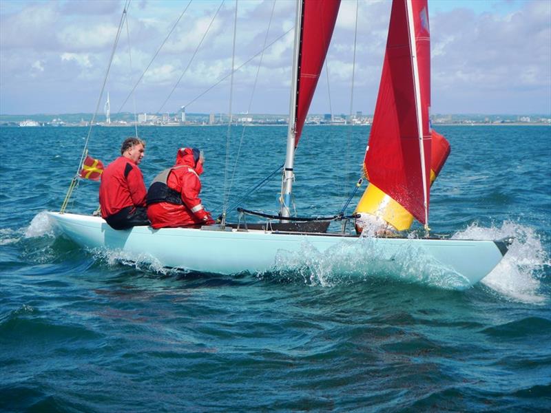 Bembridge Keelboat Racing - 7th - 13th August 2023 photo copyright Mike Samuelson taken at Bembridge Sailing Club and featuring the Bembridge Redwing class