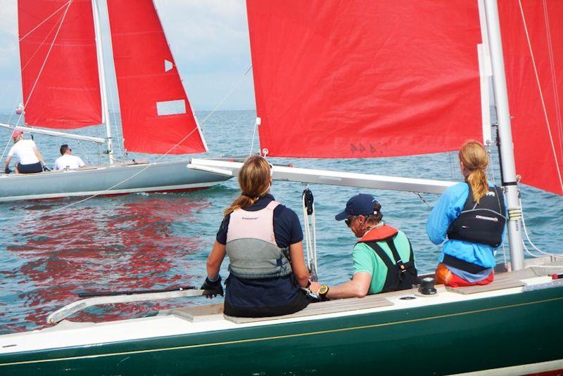 Bembridge Keelboat Racing - 16th August 2023 photo copyright Mike Samuelson taken at Bembridge Sailing Club and featuring the Bembridge Redwing class