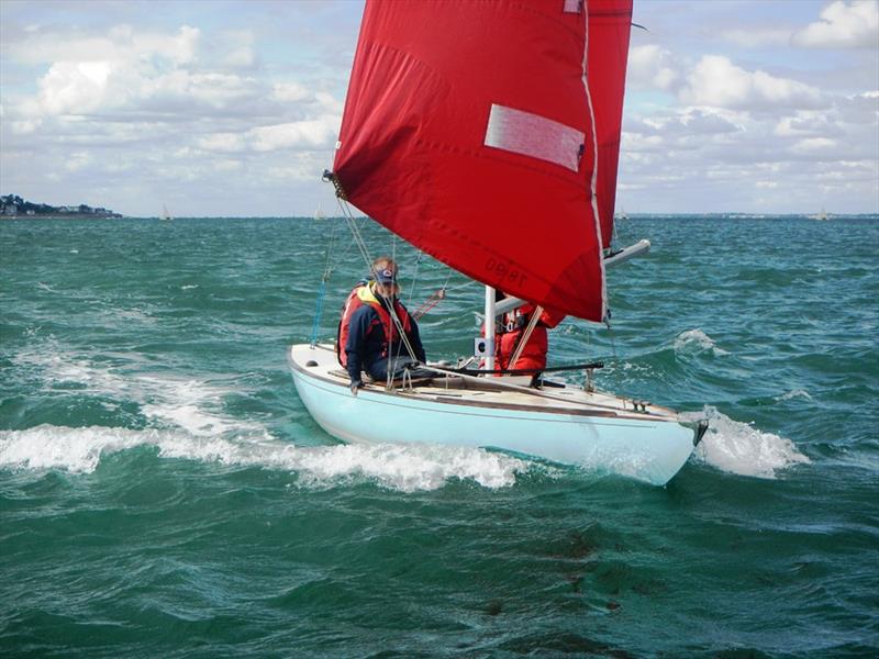 Bembridge SC Late August Keelboat Racing photo copyright Mike Samuelson taken at Bembridge Sailing Club and featuring the Bembridge Redwing class