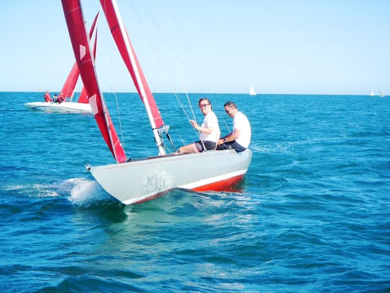 Bembridge SC Late August Keelboat Racing photo copyright Mike Samuelson taken at Bembridge Sailing Club and featuring the Bembridge Redwing class