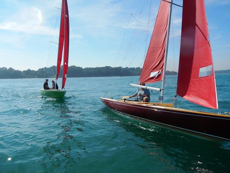 Bembridge Early September Weekend Keelboat Racing photo copyright Mike Samuelson taken at Bembridge Sailing Club and featuring the Bembridge Redwing class