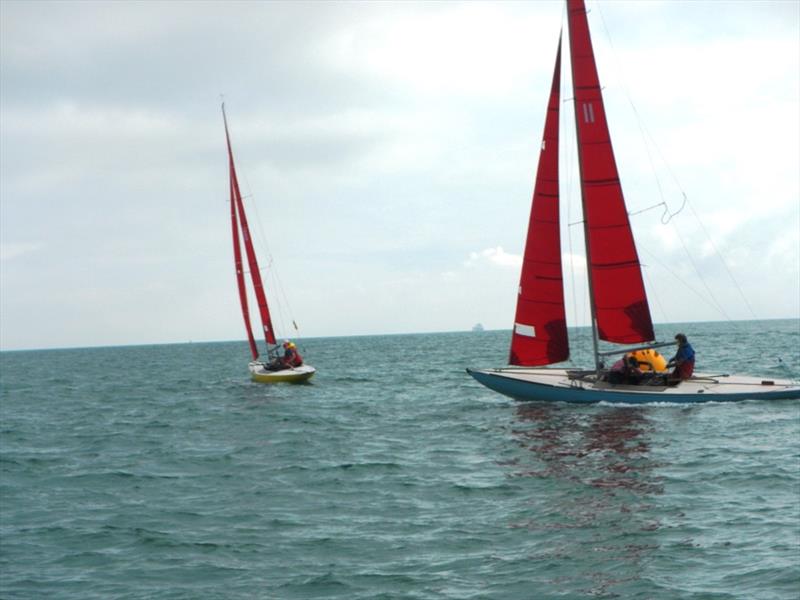Bembridge Keelboat late September racing photo copyright Mike Samuelson taken at Bembridge Sailing Club and featuring the Bembridge Redwing class