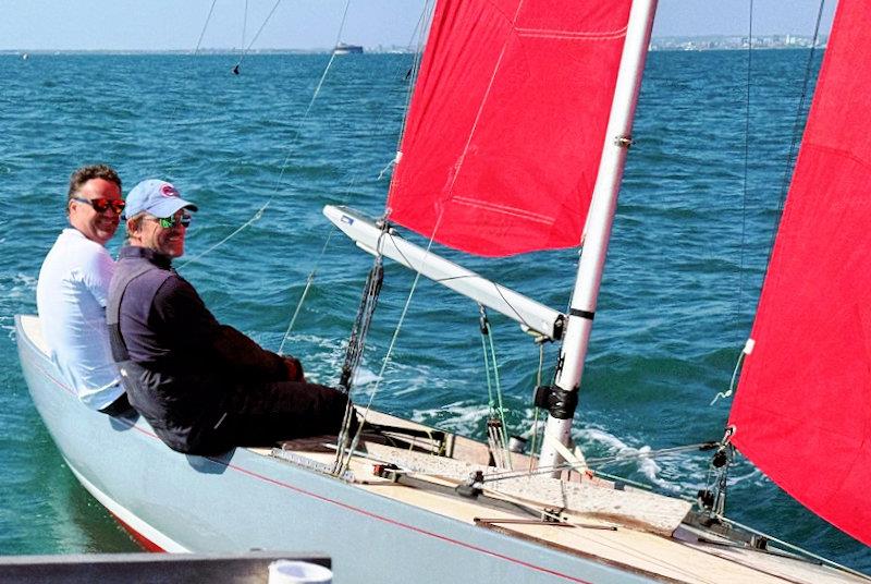 Redwing 25th Anniversary Medal weekend at Bembridge - Day 1 finish - photo © Robin Joy