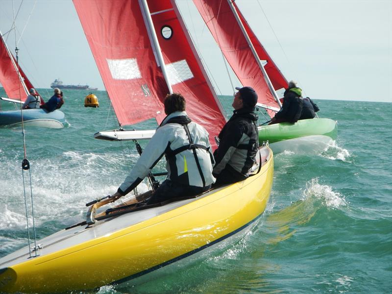 Bembridge SC Early September Keelboat Racing photo copyright Mike Samuelson taken at Bembridge Sailing Club and featuring the Bembridge Redwing class