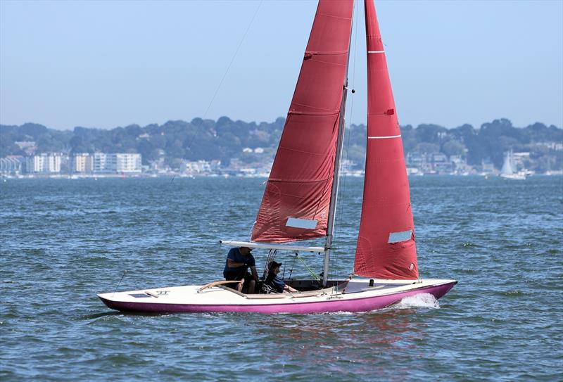 Redwind 110 Fortuna on Sunday at the International Paint Poole Regatta 2026 photo copyright Mark Jardine taken at Parkstone Yacht Club and featuring the Bembridge Redwing class