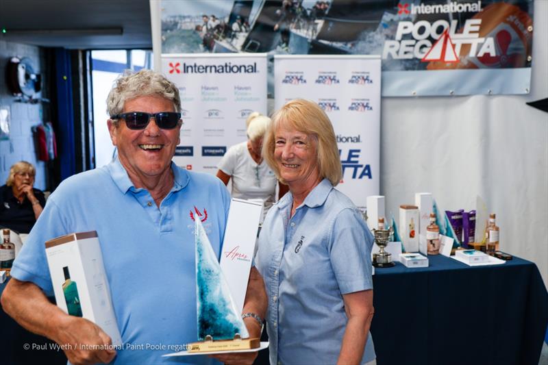 Andy Pearce at the International Paint Poole Regatta 2026 Prize Giving photo copyright Paul Wyeth / www.pwpictures.com taken at Royal Motor Yacht Club, England and featuring the Bembridge Redwing class