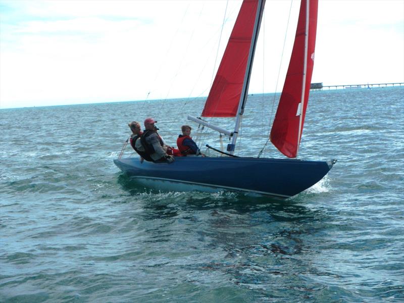 Bembridge Sailing Club Late May Keelboat Racing photo copyright Mike Samuelson taken at Bembridge Sailing Club and featuring the Bembridge Redwing class