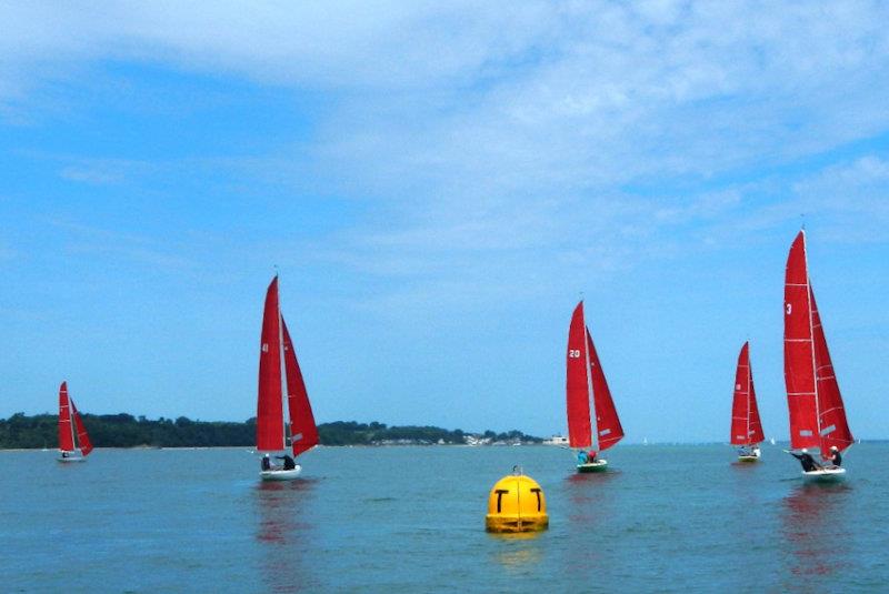 Bembridge SC Mid June Keelboat Racing photo copyright Mike Samuelson taken at Bembridge Sailing Club and featuring the Bembridge Redwing class