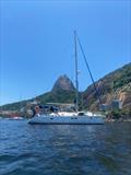 Brazilian Bruno Baqueiro on board Beneteau 411, Arribasaia