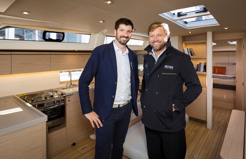 Alex Thomson during the Beneteau Oceanis 51.1 UK launch photo copyright Christopher Ison taken at  and featuring the Beneteau class
