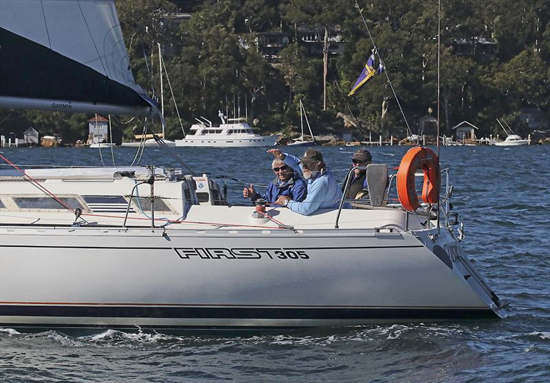 Bob Swan's, Elusive Spirit, which is the oldest boat in the fleet photo copyright John Curnow taken at Royal Prince Alfred Yacht Club and featuring the Beneteau class