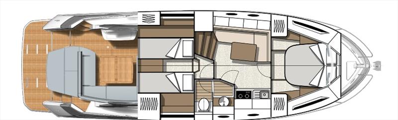 Gran Turismo 41 - lower deck photo copyright Beneteau taken at  and featuring the Beneteau class