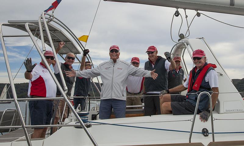 Mr Incredibly good guy, Ivor Burgess, and the crew of Still Dangerous (which they are) photo copyright John Curnow taken at Royal Prince Alfred Yacht Club and featuring the Beneteau class