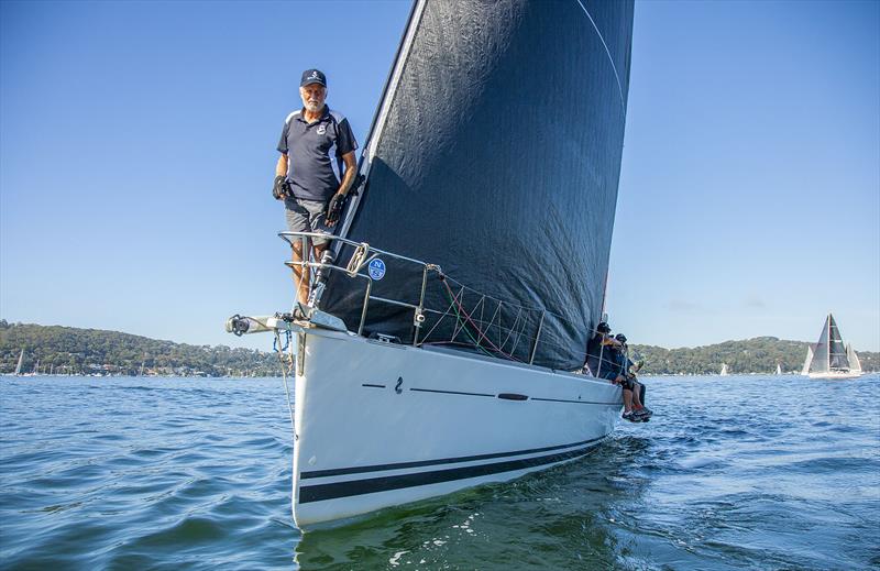 Always something to do on the pointy end… 2022 Beneteau Pittwater Cup photo copyright John Curnow taken at Royal Prince Alfred Yacht Club and featuring the Beneteau class