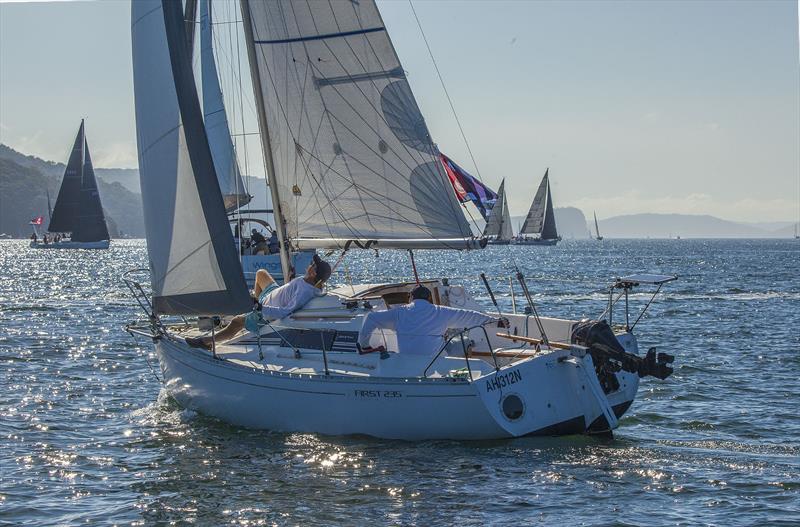 Mini Bateau is just that, but they get the most out of her small size. 2022 Beneteau Pittwater Cup photo copyright John Curnow taken at Royal Prince Alfred Yacht Club and featuring the Beneteau class