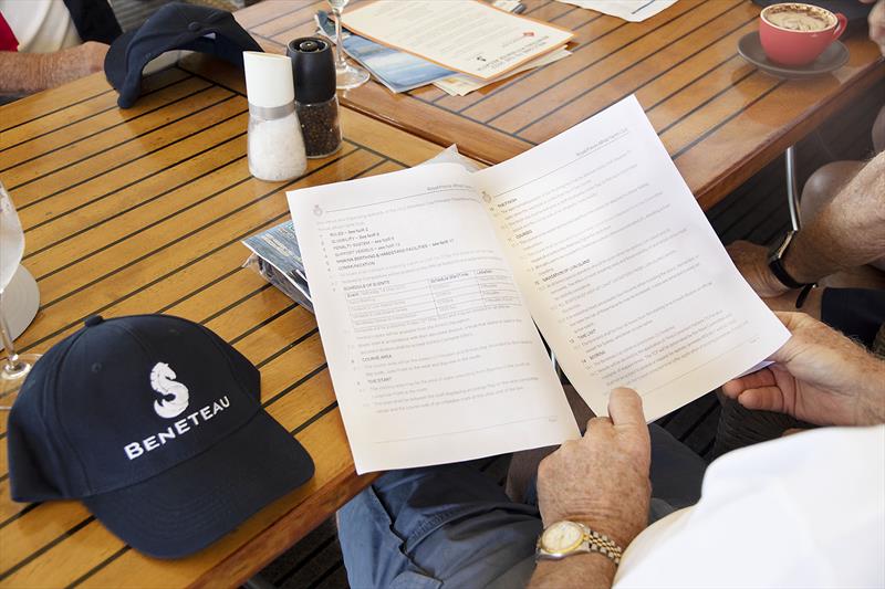Always worth having another read of the Sailing Instructions. 2022 Beneteau Pittwater Cup photo copyright John Curnow taken at Royal Prince Alfred Yacht Club and featuring the Beneteau class