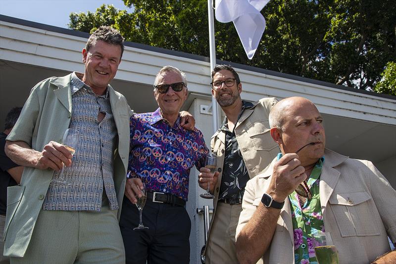 Moondance rocking the fashion stakes – you just have to love a polyester Safari Suit… photo copyright John Curnow taken at Cruising Yacht Club of Australia and featuring the Beneteau class