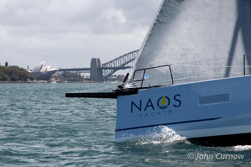 The longer prodder is part of the Performance package on the First 44 photo copyright John Curnow taken at Cruising Yacht Club of Australia and featuring the Beneteau class