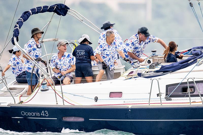 Beneteau Cup - Hong Kong 2023 photo copyright Panda Man / Takumi Images taken at Aberdeen Boat Club and featuring the Beneteau class