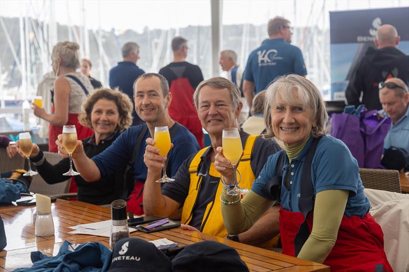 Shaw Russett and part of the crew from, Tailwind photo copyright Jennifer McKinnon taken at Royal Prince Alfred Yacht Club and featuring the Beneteau class