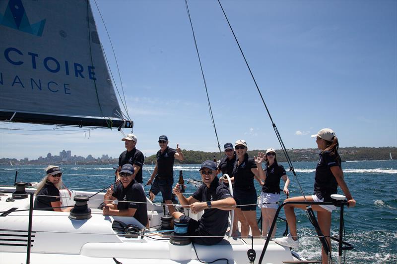 On board the First 44, Lenny, with Olivia Price and Seve Jarvin for star power - 2025 Beneteau Cup photo copyright John Curnow taken at Cruising Yacht Club of Australia and featuring the Beneteau class