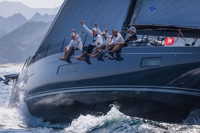 Heaven Can Wait was second over the line photo copyright Mikey Brignall / DOSC taken at Dubai Offshore Sailing Club and featuring the Beneteau class