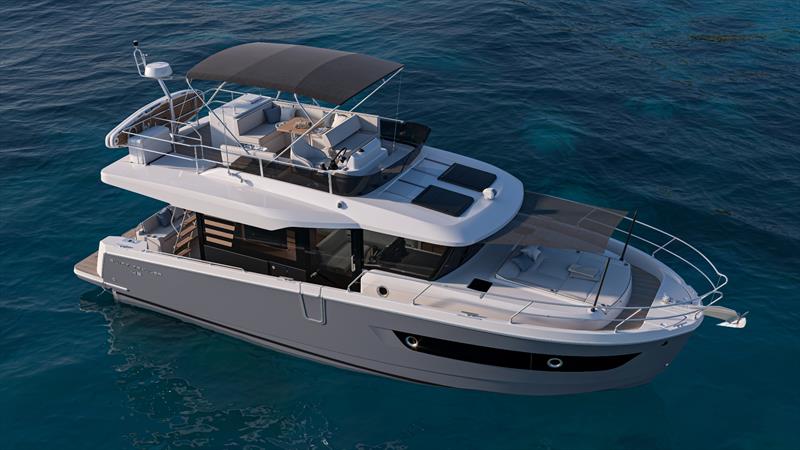 Swift Trawler 43 Flybridge - Rendering photo copyright Groupe Beneteau taken at  and featuring the Beneteau class