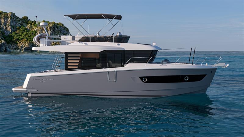 Swift Trawler 43 Flybridge - Rendering photo copyright Groupe Beneteau taken at  and featuring the Beneteau class