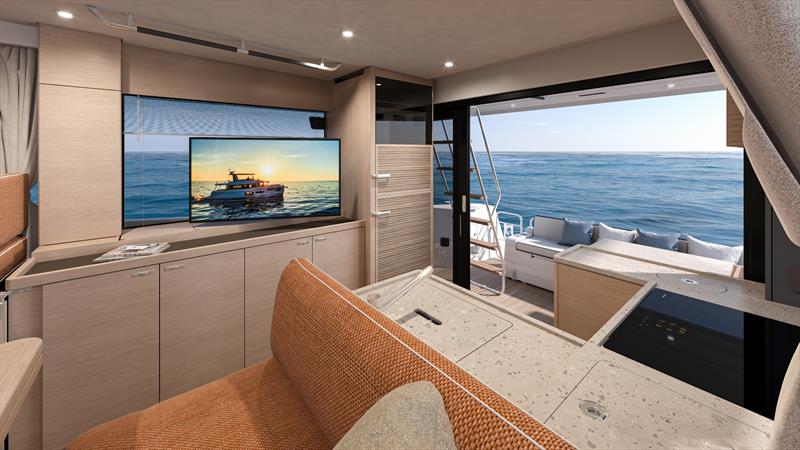 Swift Trawler 43 Flybridge - Rendering photo copyright Groupe Beneteau taken at  and featuring the Beneteau class